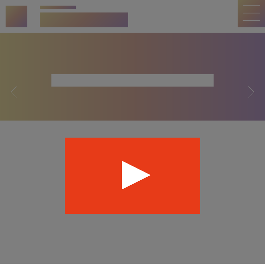 ホームページに動画を埋め込む利用例のイメージ